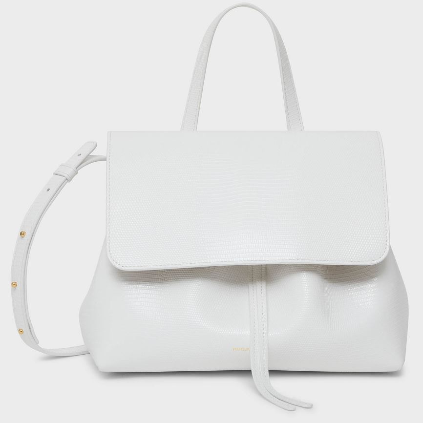 Women\'s Mansur Gavriel Soft Lady Bucket Bags White | AU 1452IQ